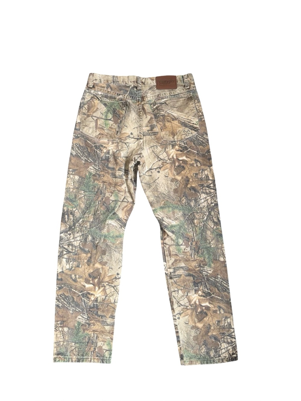 90s Vintage Wrangler denim Camo Hunting Pants USA Made Mens 32x32